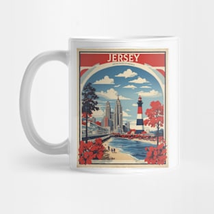 New Jersey United States of America Tourism Vintage Poster Mug